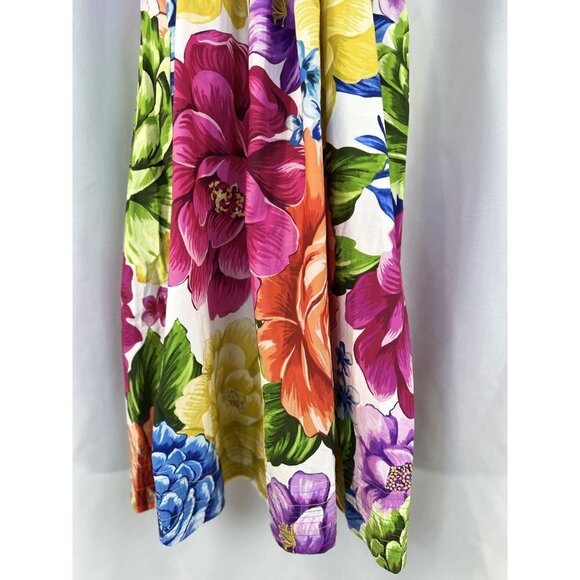 FARM Rio Rainbow Chita Off-The-Shoulder Puff-Sleeve Maxi Dress $225 - Picture 7 of 12